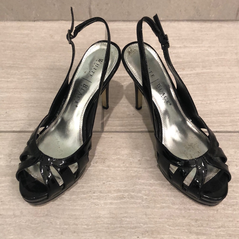 White House Black Market slingback sandals